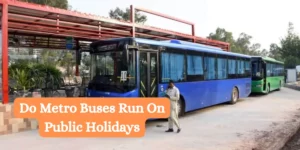 do metro buses run on public holidays